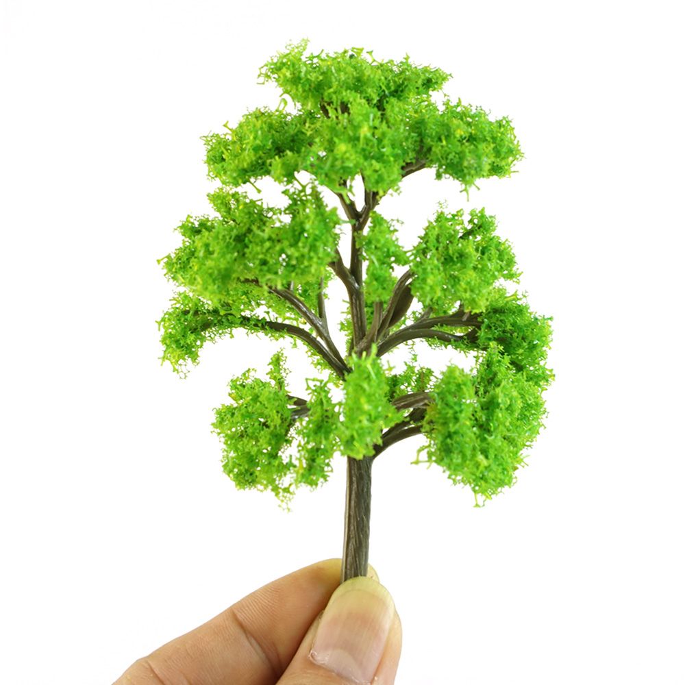 20pcs Artificial Mixed Model Tree Set For Train Scenery