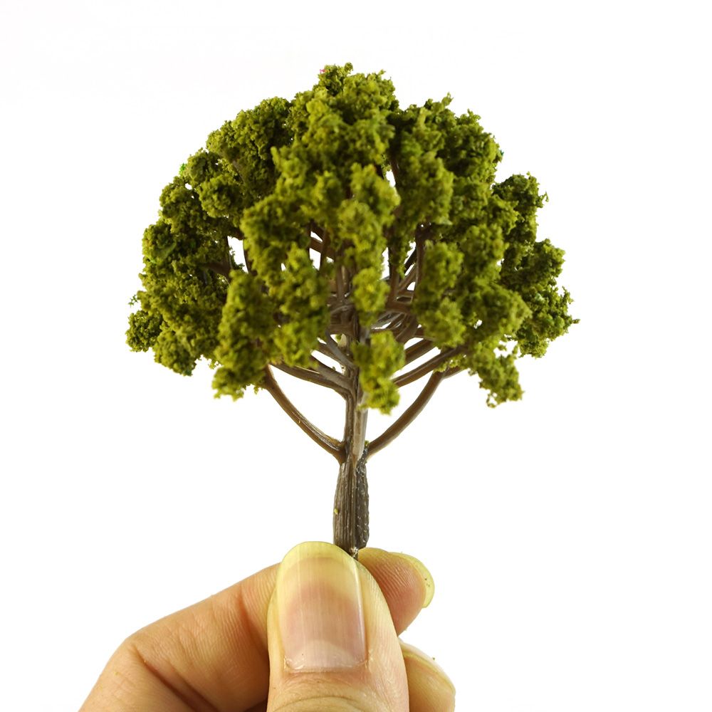20pcs Artificial Mixed Model Tree Set For Train Scenery