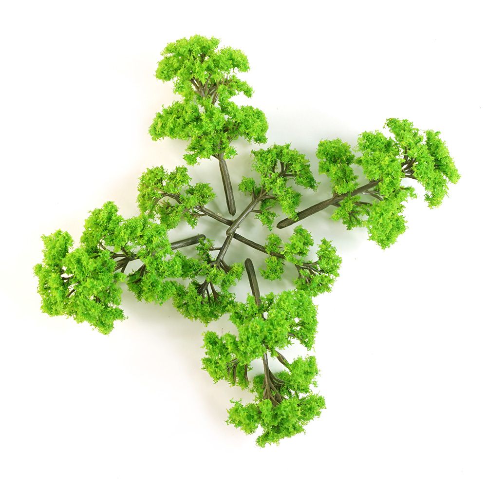 20pcs Artificial Mixed Model Tree Set For Train Scenery