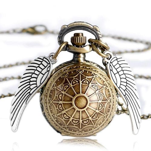 Quartz Pocket Watch Necklace Chain Gifts Men Women Kids