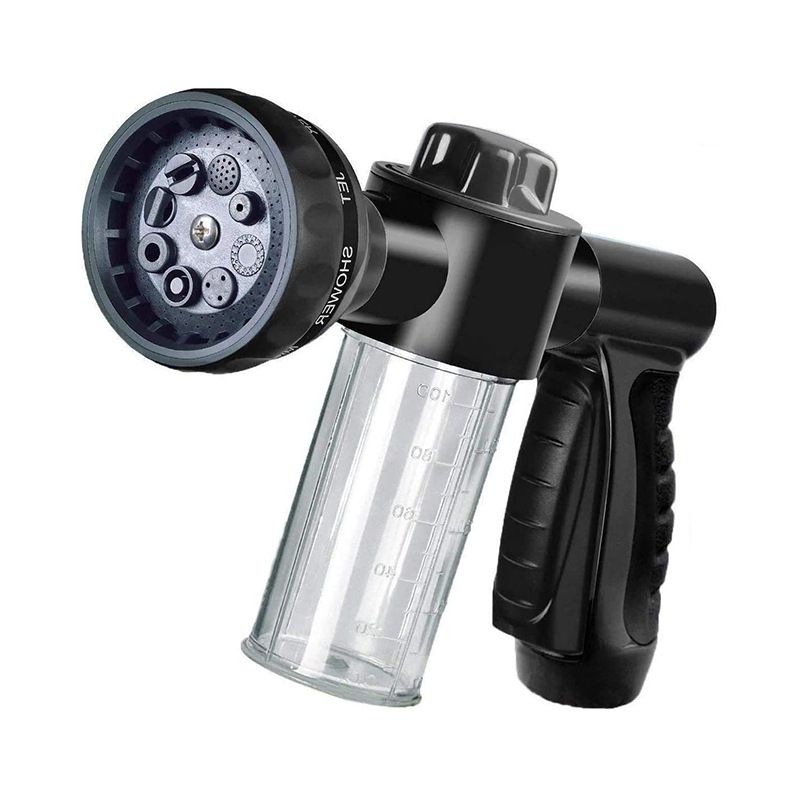 Car Water Gun Garden Hose Nozzle Watering Sprayer High Pressure Spray Gun Foam Pot Car Wash