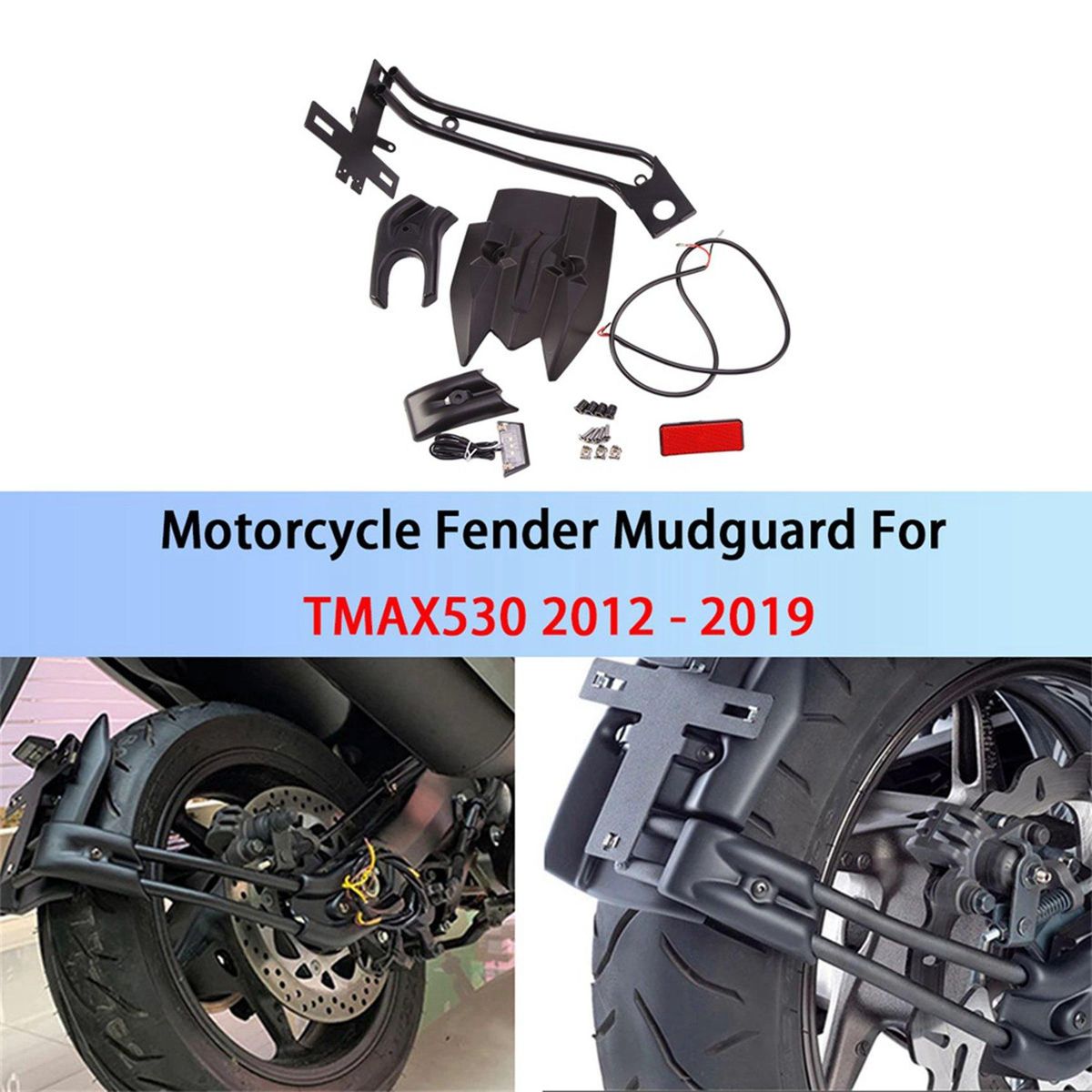 Motorcycle Rear Tire Fender Mudguard Splash Guard Fit for