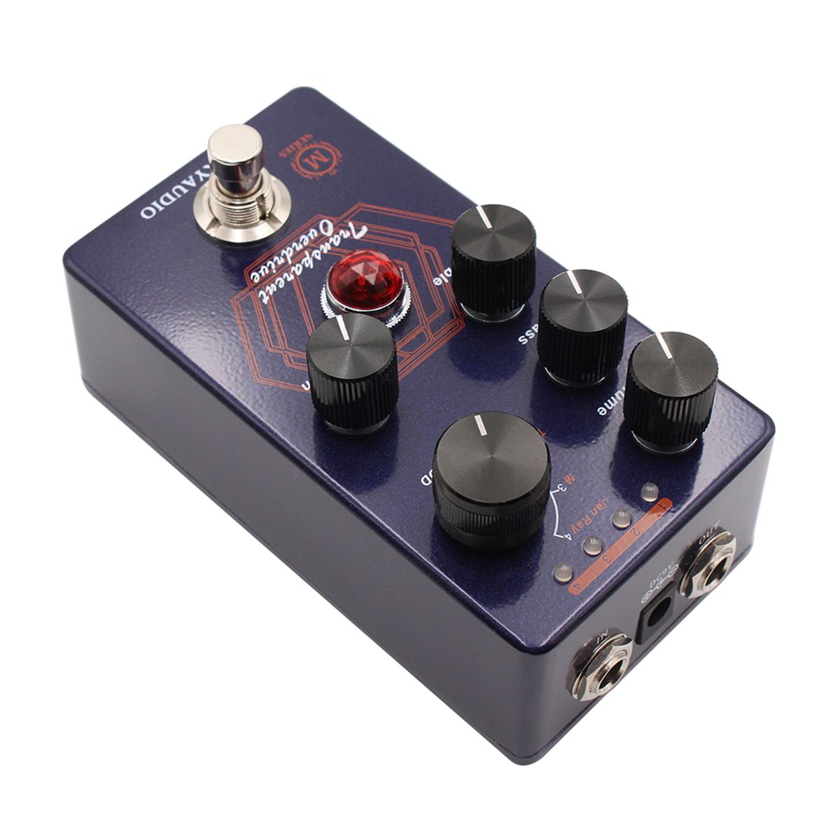 MOSKYAudio Overdrive Guitar Effect Pedal 4 Mode Switch &