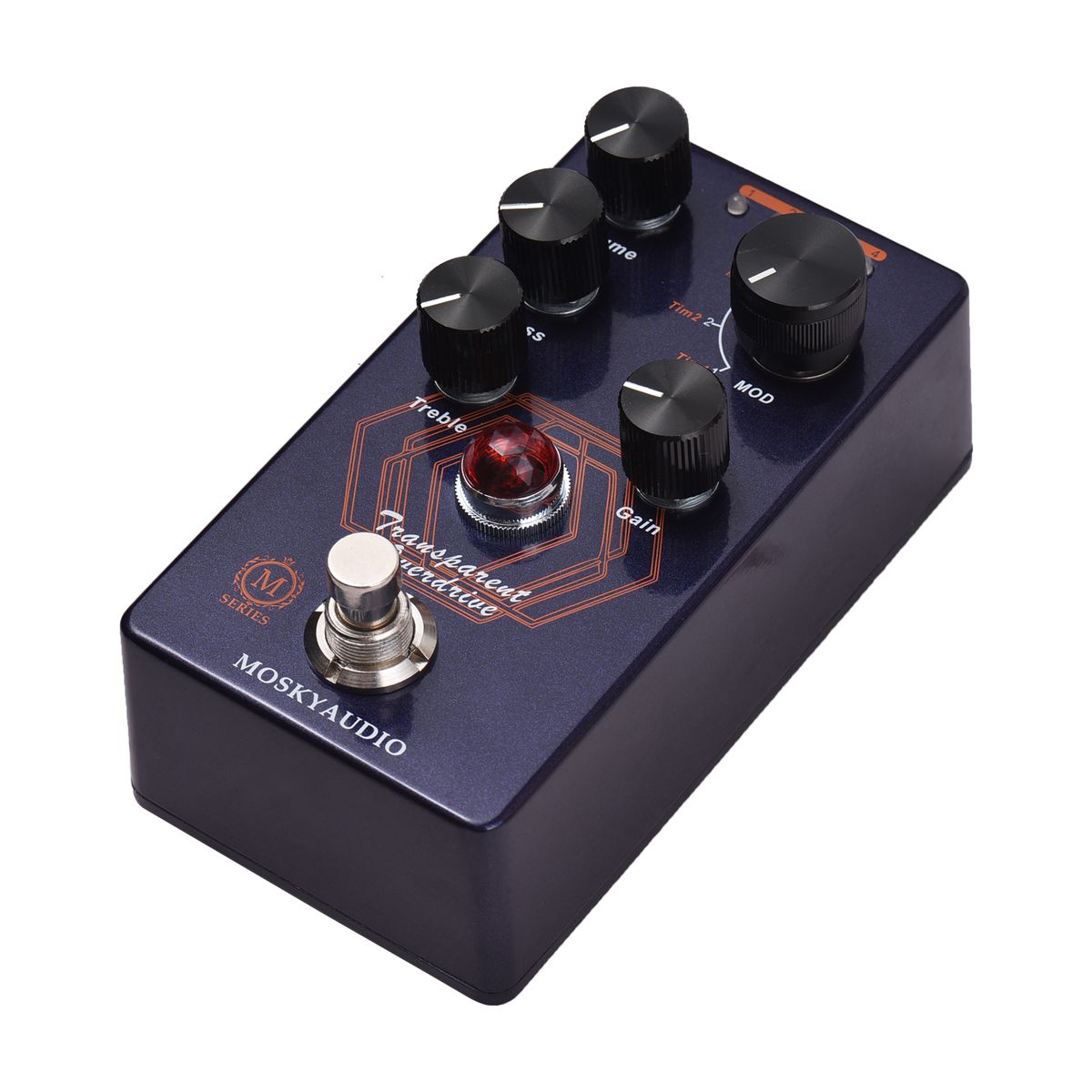 MOSKYAudio Overdrive Guitar Effect Pedal 4 Mode Switch &