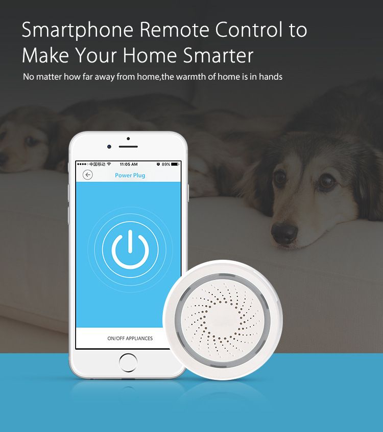 Tuya App Voice Prompt WiFi Smart Siren Alarm System For Home