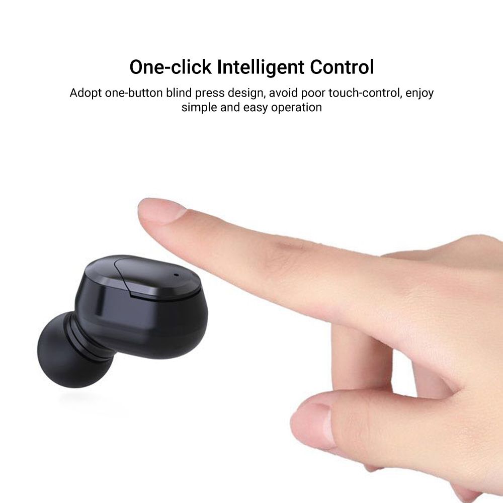 JS1 TWS BT5.0 Earphone Wireless Headset Multifunctional Key