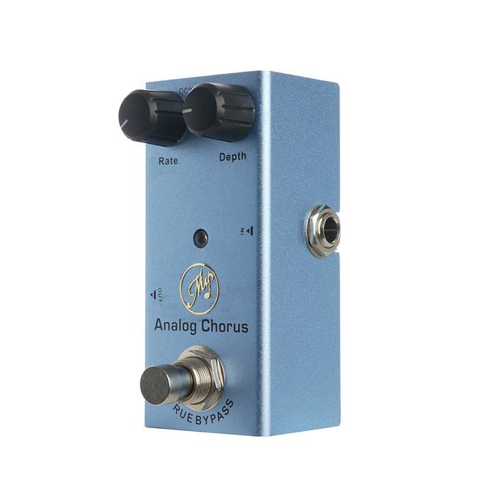 Analog Chorus Guitar Effect Pedal With Depth And Rate Knobs