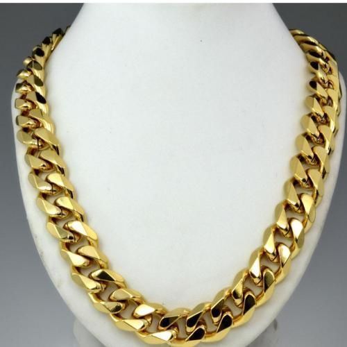 Chains ( Men's Gold Cuban Link Chain )