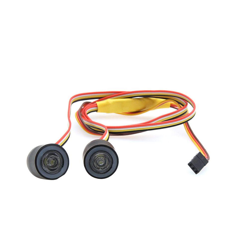 LED Headlights Angel Eyes With 12 Modes For 1/10 RC Rock