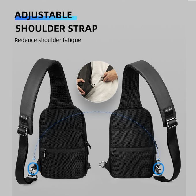 MARK RYDEN TSA Lock Crossbody Men Bag Waterproof USB Charge