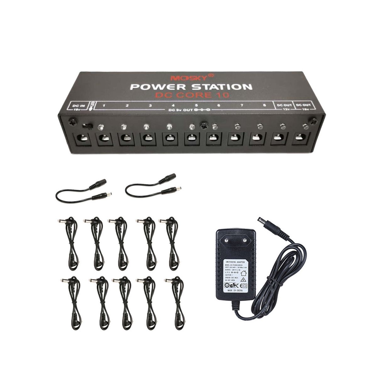 Mini Guitar Effect Power Supply 10 Isolated Output for 9V
