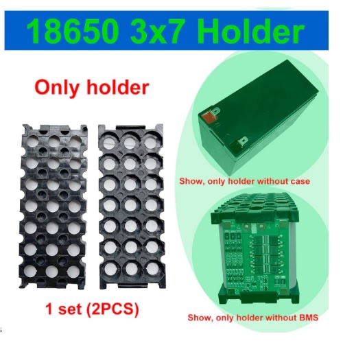 18650 Cell Spacer Holder For DIY Lead Acid -2Pieces -12v -7ah Battery Case