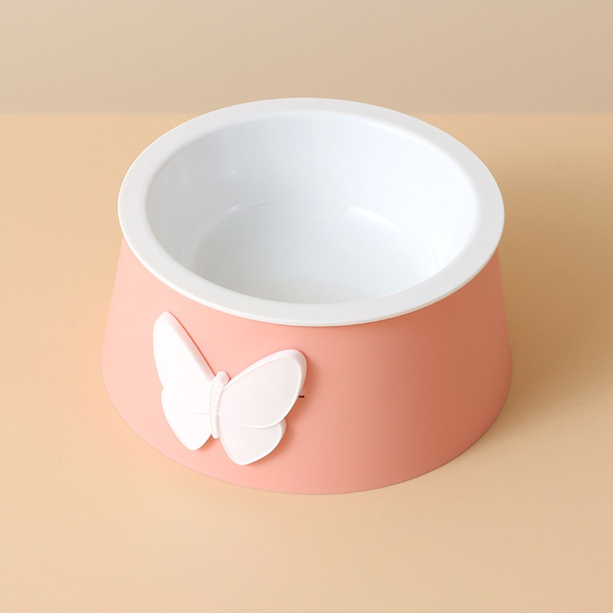 Cat Bowl Pet Feeder Dog Cat Bowl Pink