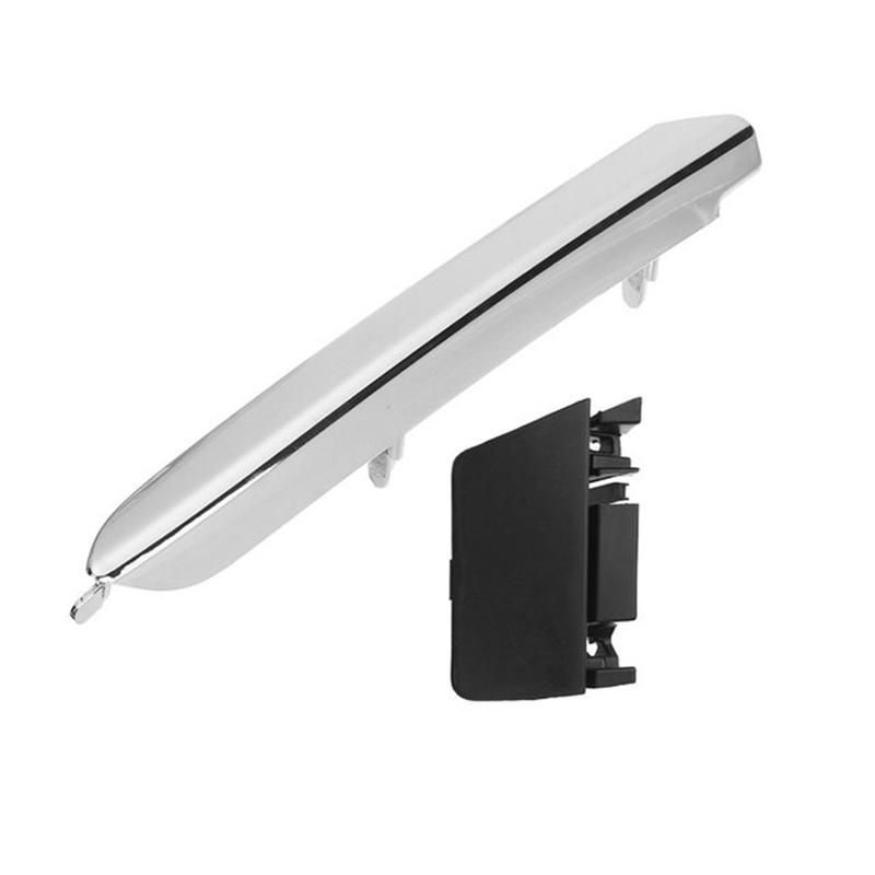 Car Frontper Tow Hook Cap Cover + Plating Chromeper Trim Strip For Lexus RX270 RX350 RX450H 2013-2015