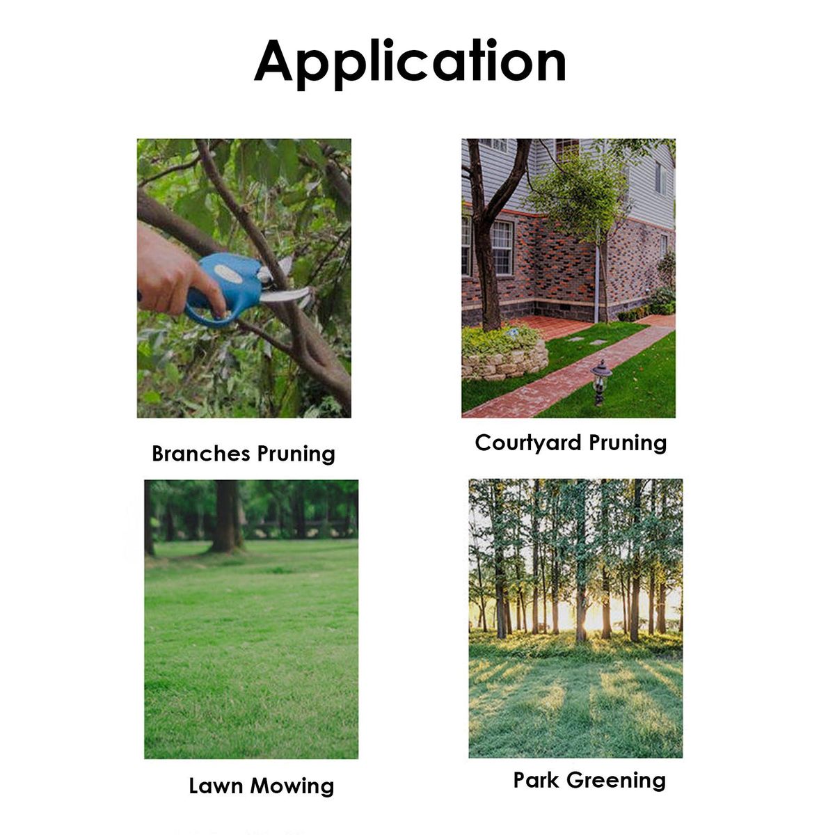 24V Electric Grass Trimmer Rechargeable Handheld Lawn Cutter Home Use Cordless Portable Grass Branches Mower for Garden Courtyard Pruning/Mowing