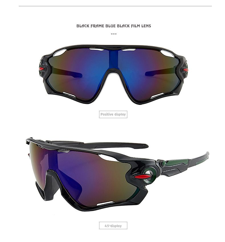 Bike Sunglasses UV400 Sports Anti Glare Lightweight Hiking