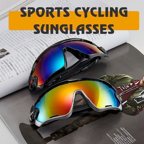 Bike Sunglasses UV400 Sports Anti Glare Lightweight Hiking