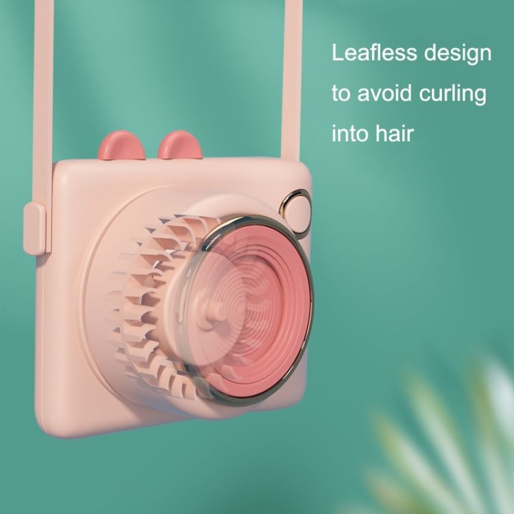 GL106 No-Leaf Mini Camera Fan, Style Rabbit (Purple)