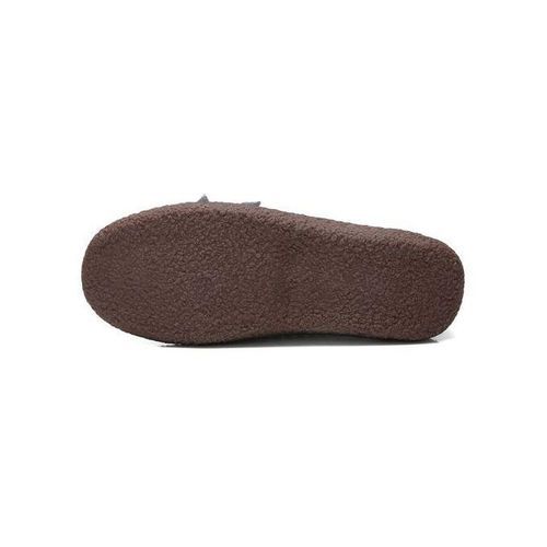 EUR Size 35-41 High Quality Flats Women Suede Leather Flats Shoes Handmade Comfort Loafers Grey
