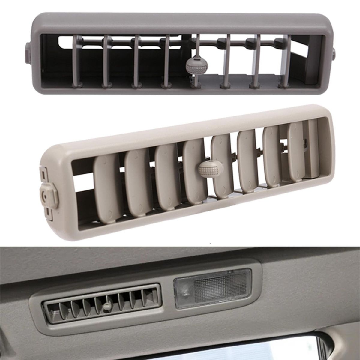 Gray Car Roof Top Side Air Conditioning Vent Outlet A/C