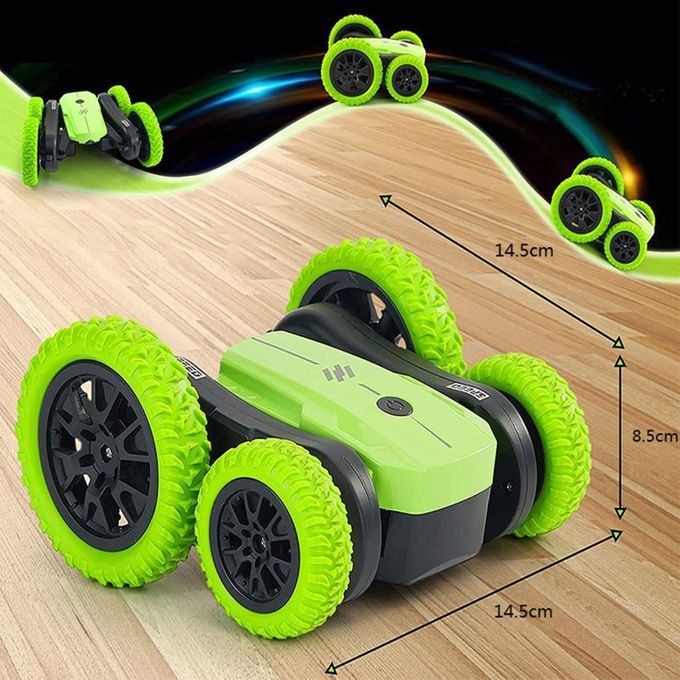 Light Music Double-Sided Stunt Automobile Roll Deformation
