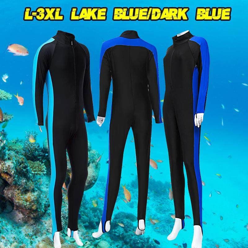 Unisex Diving Wetsuit Full Body Elasticity Surfing Swim Snorkeling Steamer Suit M