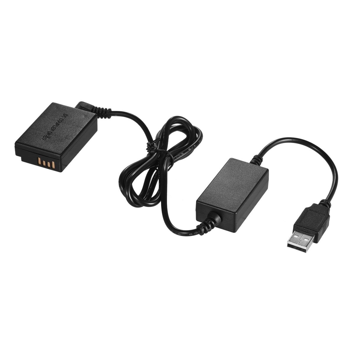 Andoer 5V USB to LP-E17 Dummy Battery Pack DC Coupler Adapter Replacement for Canon EOS M3/M5/M6  Cameras