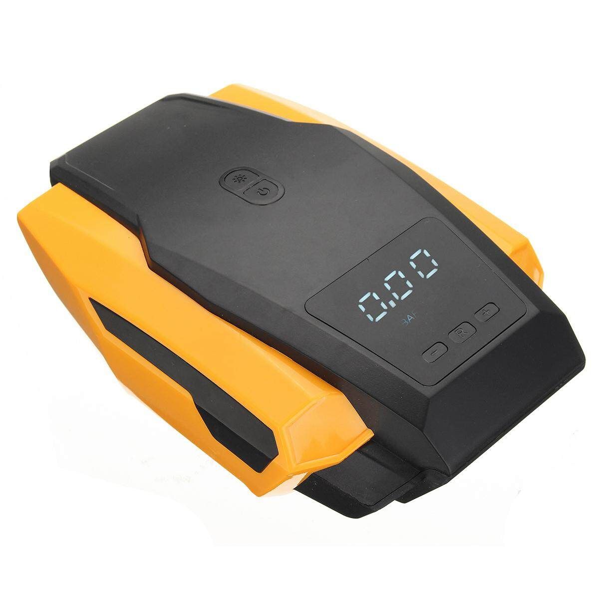 12V Double Cylinder Portable Car Air Compressor Digital Pump Inflator Tire Tyre