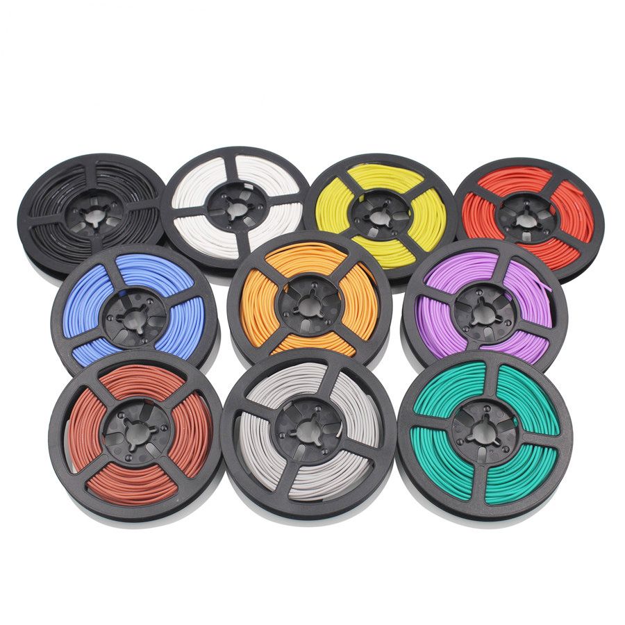 100mlot 30 AWG Flexible Silicone Wire RC Cable 110.08TS