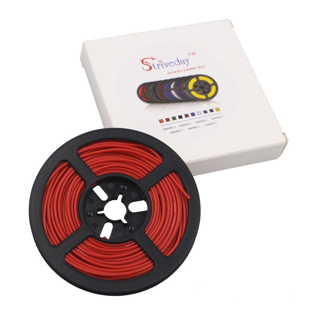 100mlot 30 AWG Flexible Silicone Wire RC Cable 110.08TS