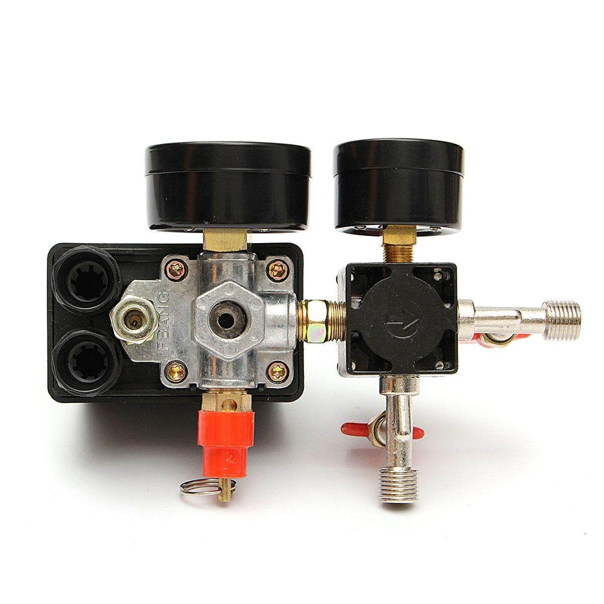 240V 95-125PSI Air Compressor Switch Control Valve Manifold Regulator