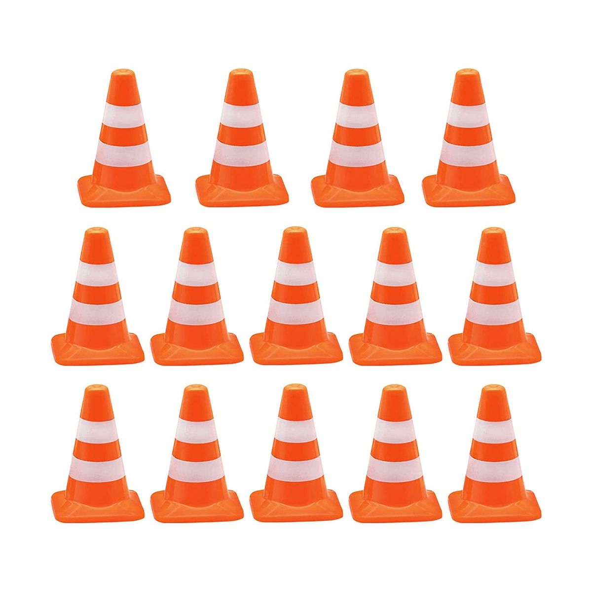 14 Pieces Mini Triangle Cone, Mini Simulation Safety Cone