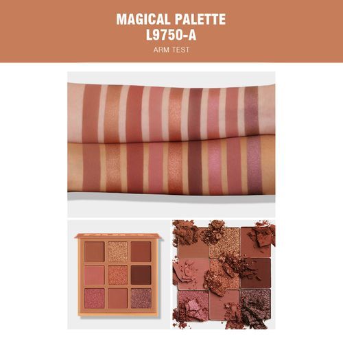 Palette 9-Color Fine Powder Matte Shimmer Eye Shadow