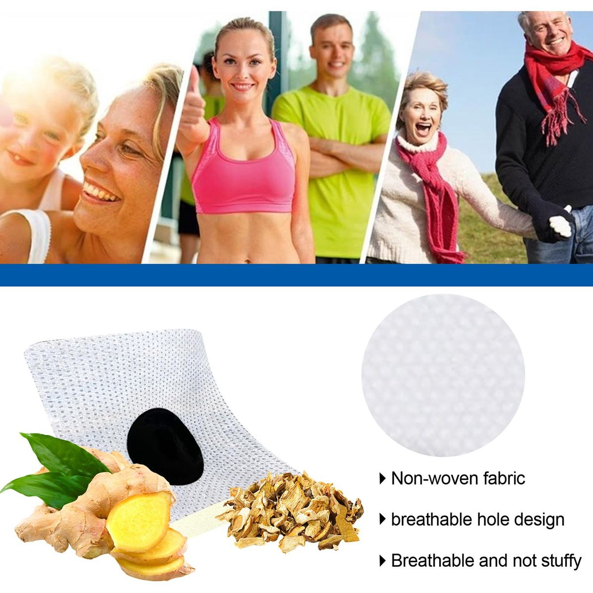 South Moon 10Pcs Hyperlipemia Patches Natural Extraction Non-woven Fabric Lower Hyperlipemia Balance Cholesterol Stop Cardiovascular