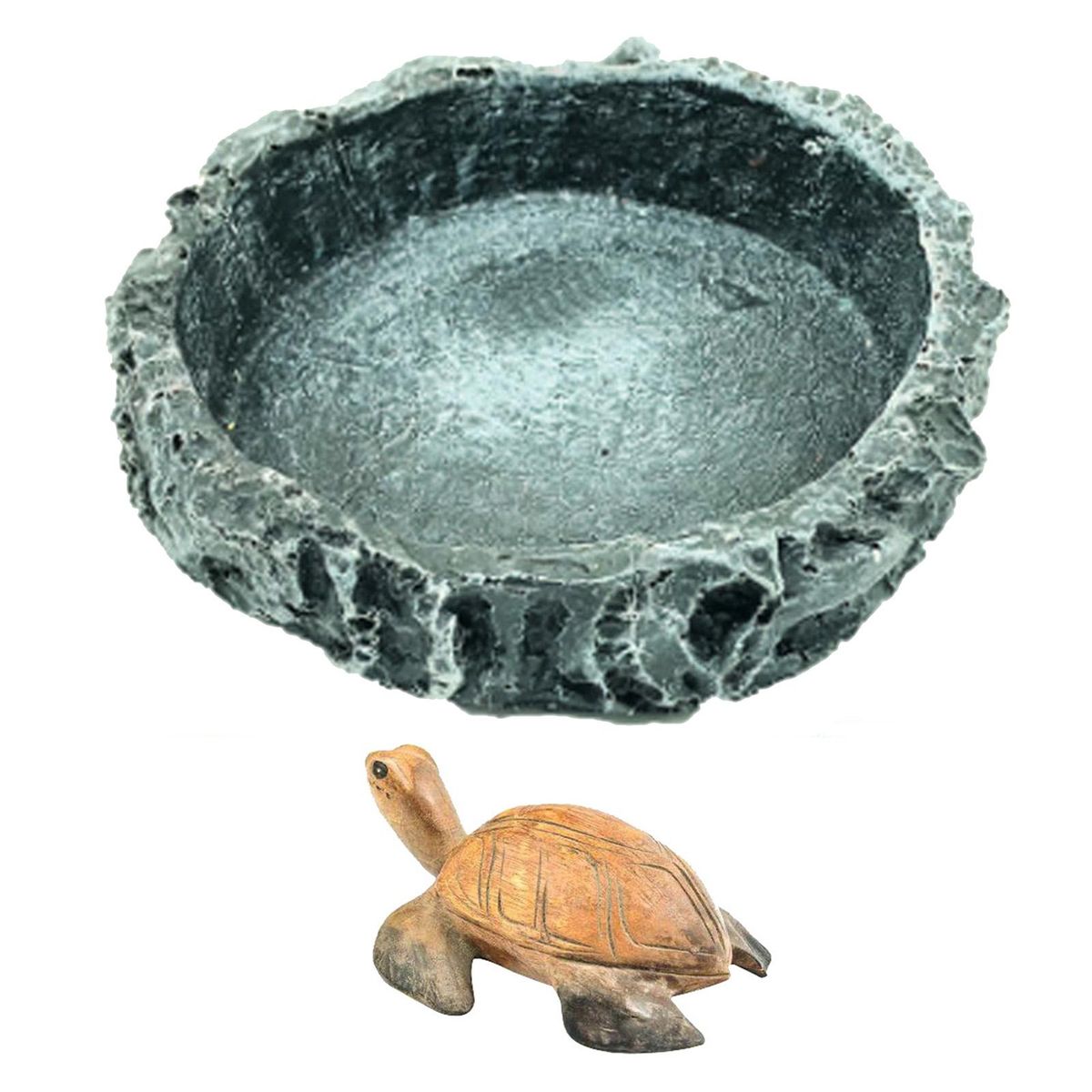 Reptile Worm Dish  Tray Unbreakable Eco Friendly 8x8x2CM