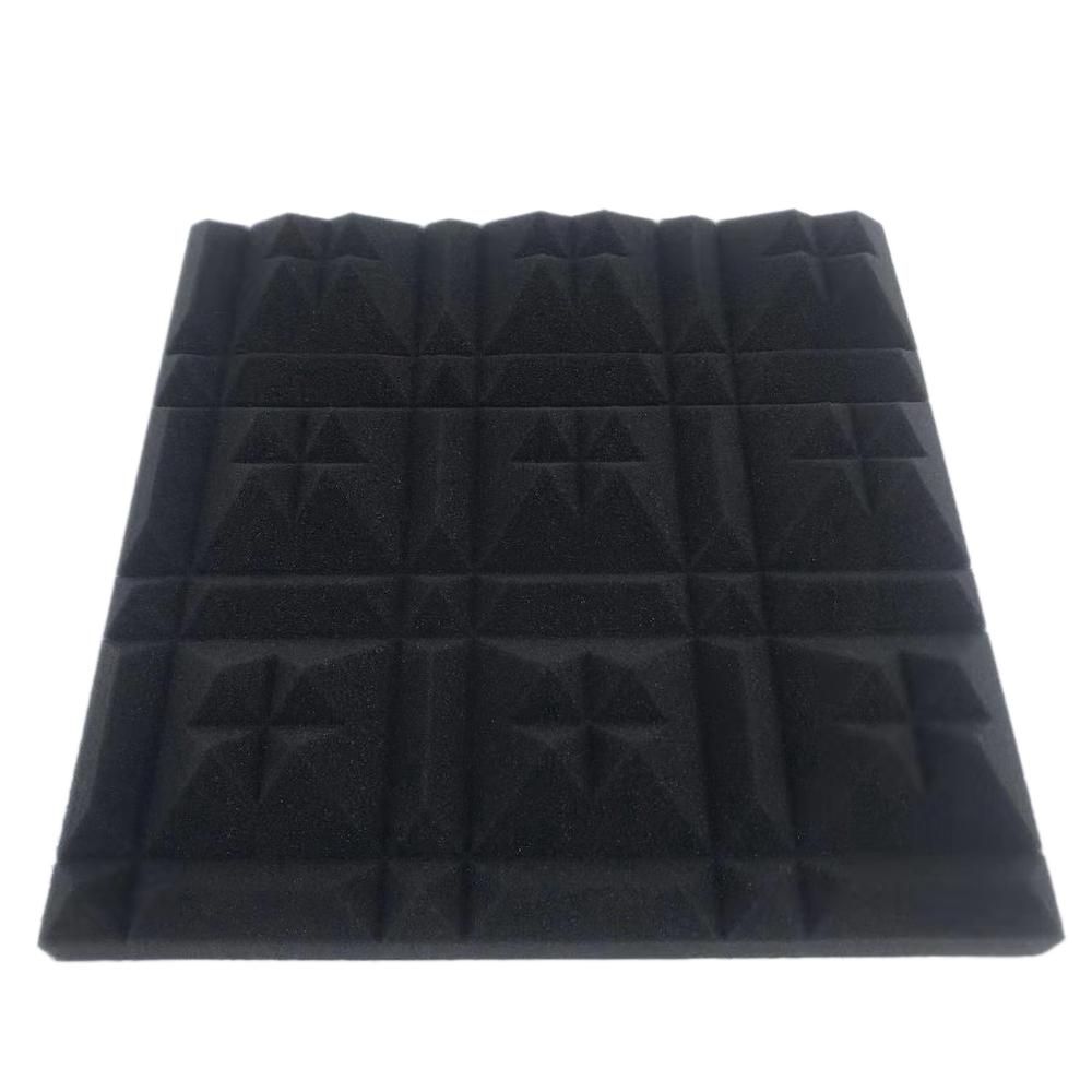 Acoustic Panels Studio Foam 12Pack Pyramid 2inch x 12inch x 12inch Sound Absorbing Foam Soundproofing Wall Tiles