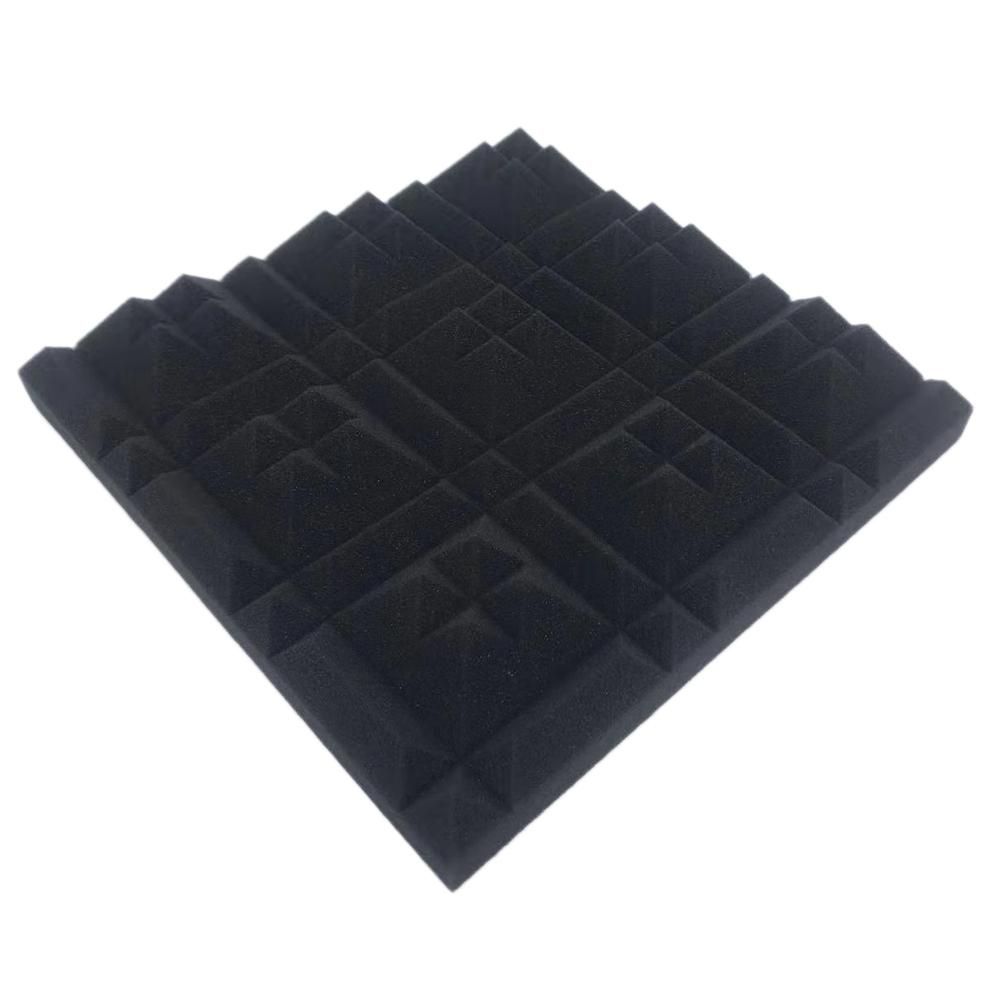 Acoustic Panels Studio Foam 12Pack Pyramid 2inch x 12inch x 12inch Sound Absorbing Foam Soundproofing Wall Tiles