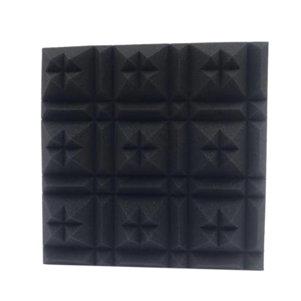 Acoustic Panels Studio Foam 12Pack Pyramid 2inch x 12inch x 12inch Sound Absorbing Foam Soundproofing Wall Tiles