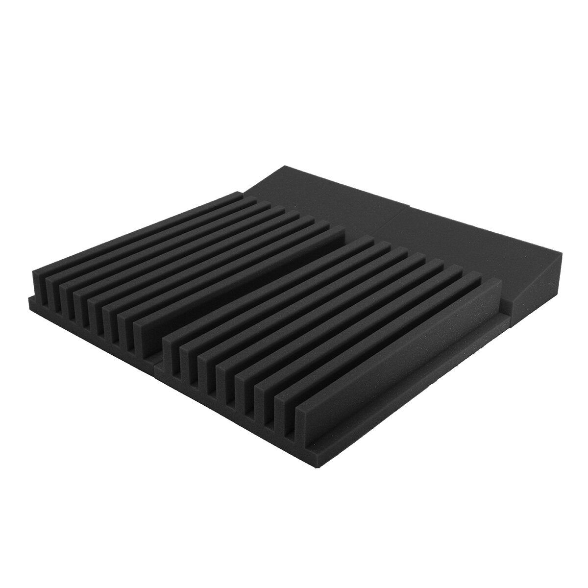 Acoustic Wedge Studio Soundproof Panel Foam Board Sound Absorption Sponge Tiles Grey Grey (dark Grey)