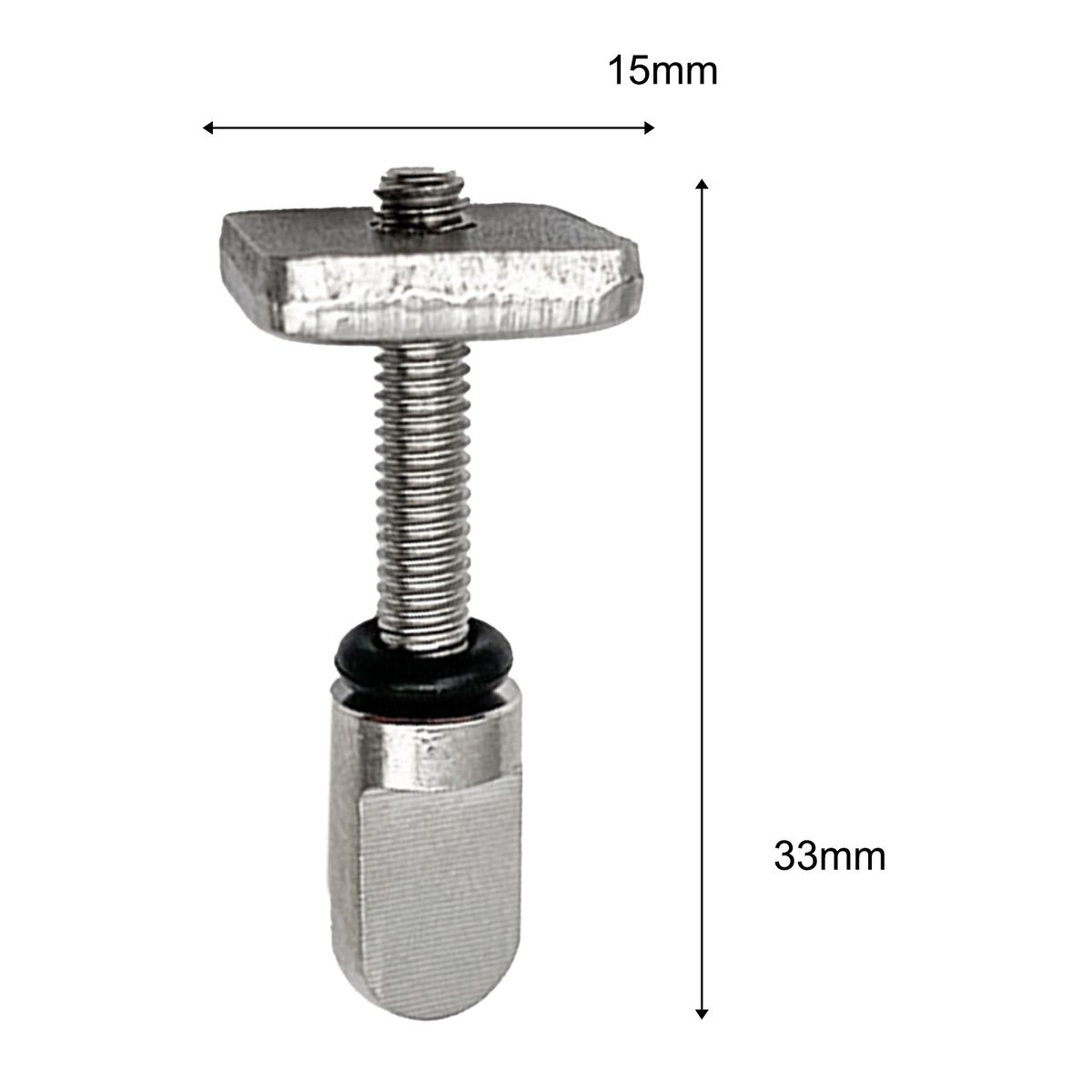 6Pcs Thumb Fin Screws Surfboard Rudder Fin Screws Silver Screw