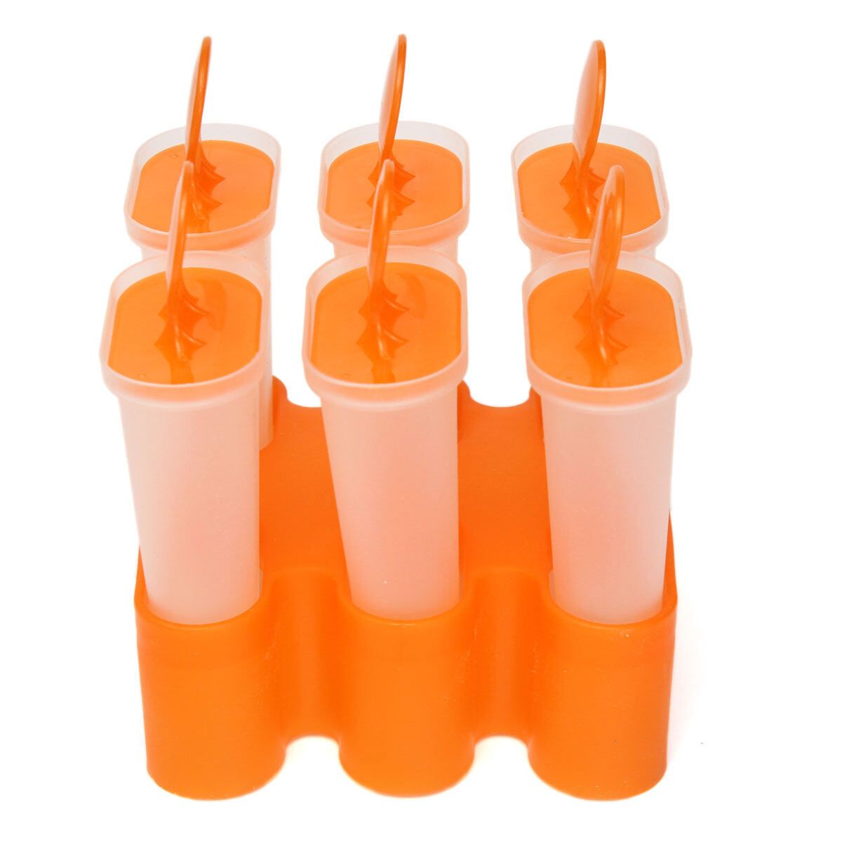 6 Cell Safe DIY Frozen Ice Mold Ice Maker Lolly Mould Tray Pan Kitchen