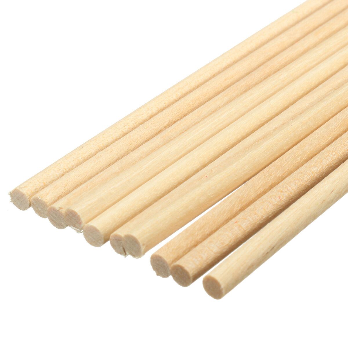 10pcs Round Wooden Lollipop Lolly Sticks Cake Dowels DIY Food Hand Crafts Tool 4mm 4mm