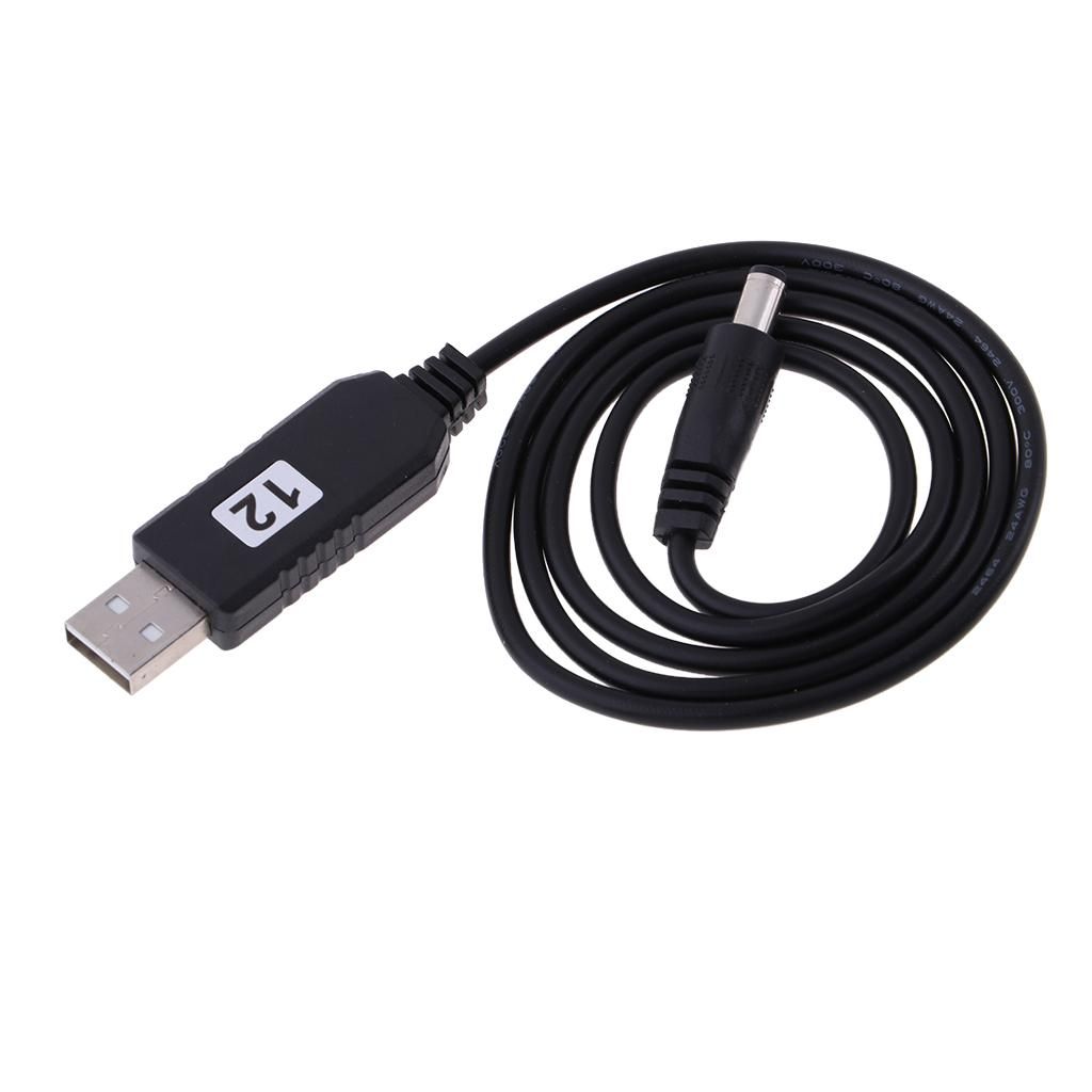 3ft USB 5v To DC 12V Step Up Converter Voltage Regulator Cable With DC