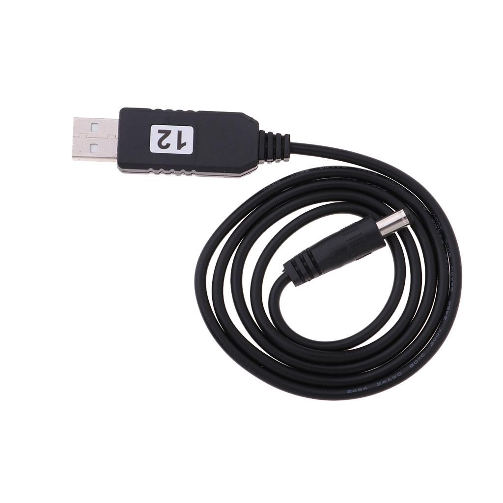 3ft USB 5v To DC 12V Step Up Converter Voltage Regulator Cable With DC