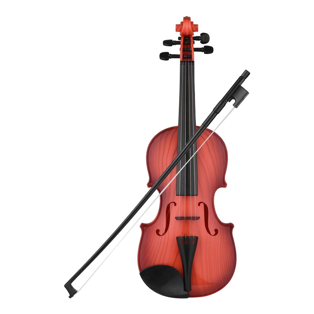 Kids Toy Violin Mini Electric Violin with 4 Adjustable Strings Violin Bow Children Musical Intrument Toy