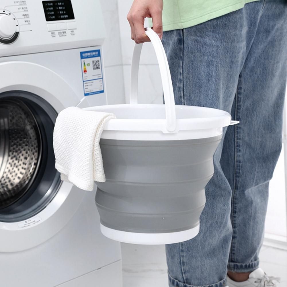 Foldable Bucket Portable Collapsible Folding Pail Car Washin