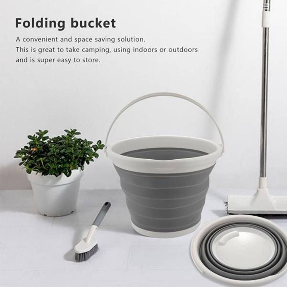 Foldable Bucket Portable Collapsible Folding Pail Car Washin