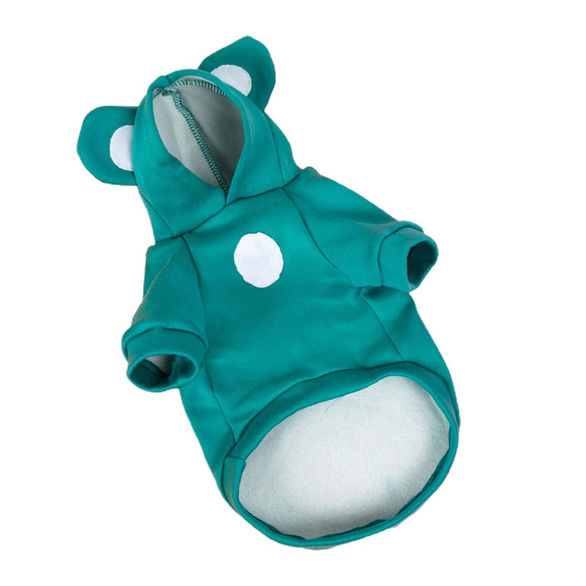 Dog Sweatshirt Bear Ear Cat Dog Hooded Two-legged Pullover Blue
