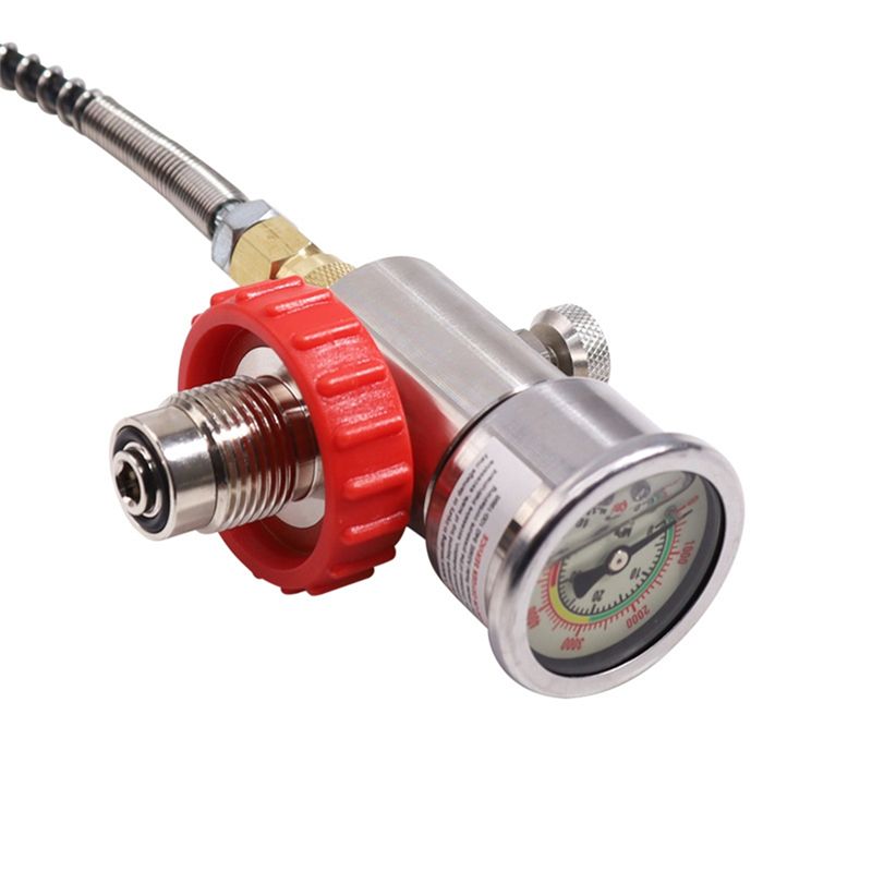 Valve Regulator Fill Station Hose for PCP Air Tank SCBA