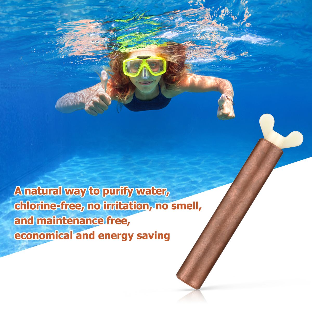 Copper Anode Rod Replacement For Solar Power Swimming Pool